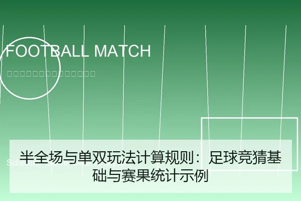半全场与单双玩法计算规则：足球竞猜基础与赛果统计示例